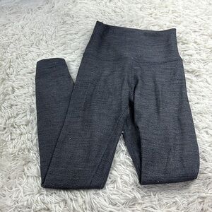 Lululemon Align Pant II 25" Mini Heathered Herringbone Heathered Black White / B
